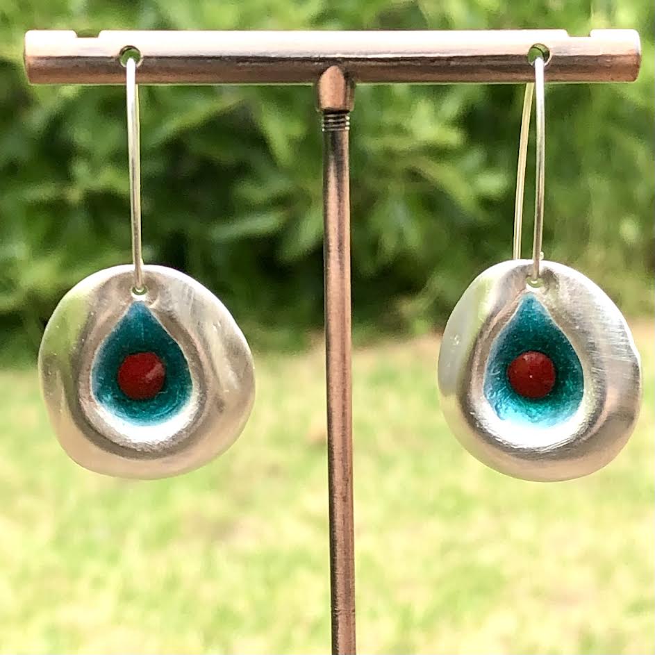 Back Beach series-Rock Pool Earrings