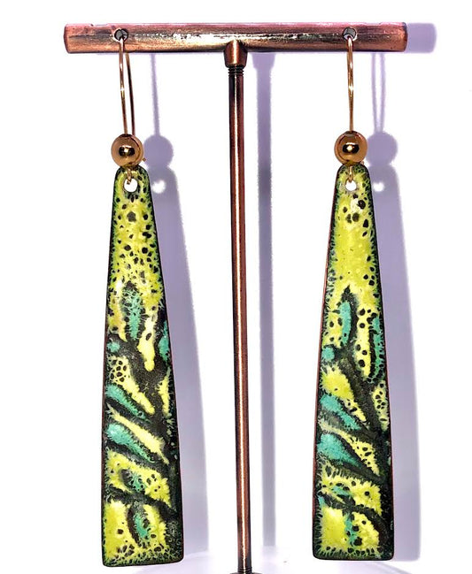 Monet Summer Garden Earrings - Sun Haze