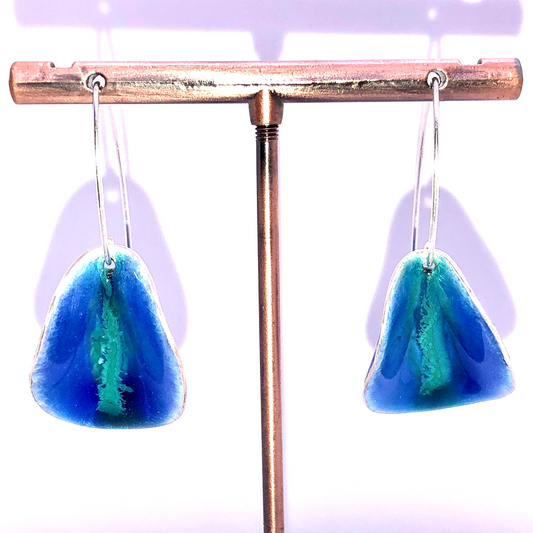 Monet Lake Earrings- Waterfall