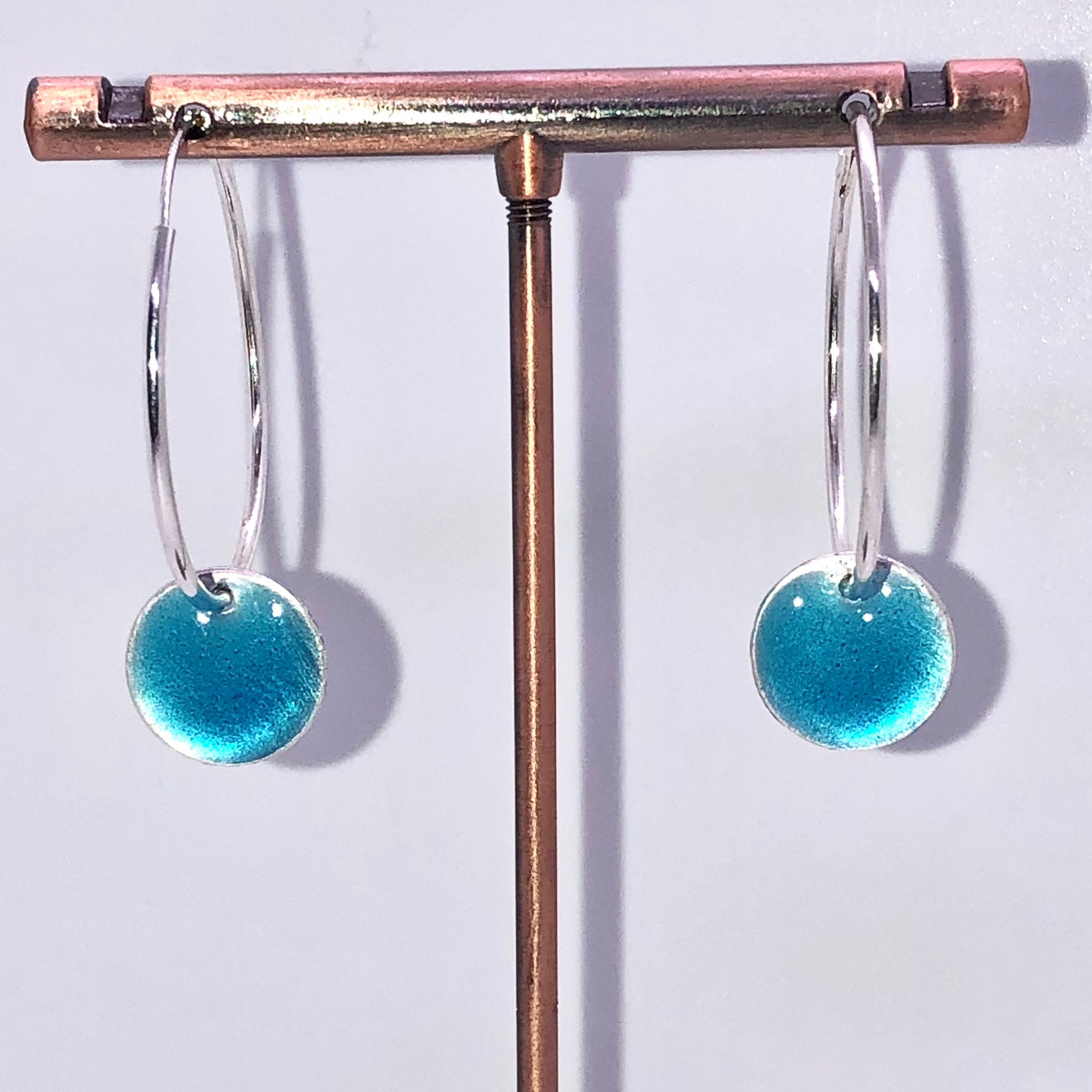 Monet Lake Earrings - Raindrop