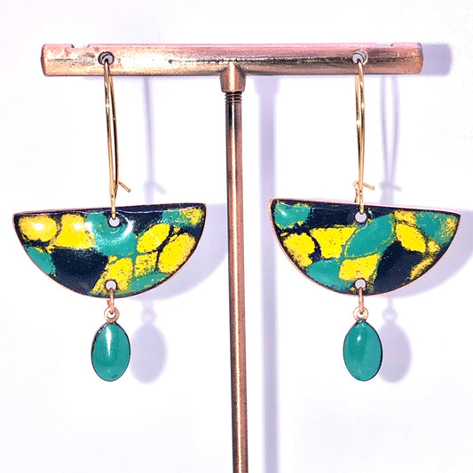 Monet Garden Earrings - Mosaic