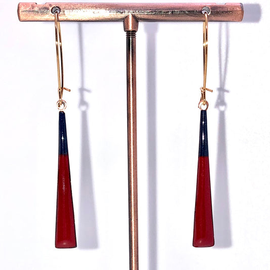 Flicker Earrings-Vic Red