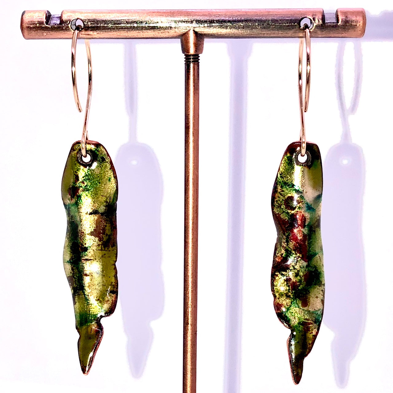 Australian Bush Earrings- Eucalyptus leaves (4)