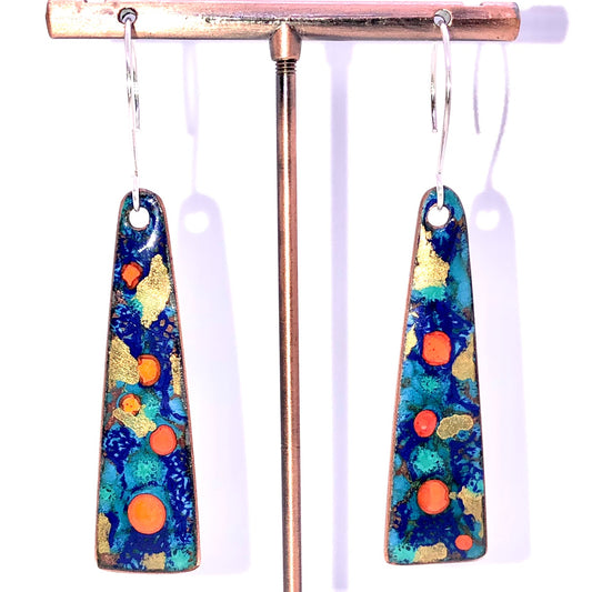 Monet Garden Earrings- Water Lilies