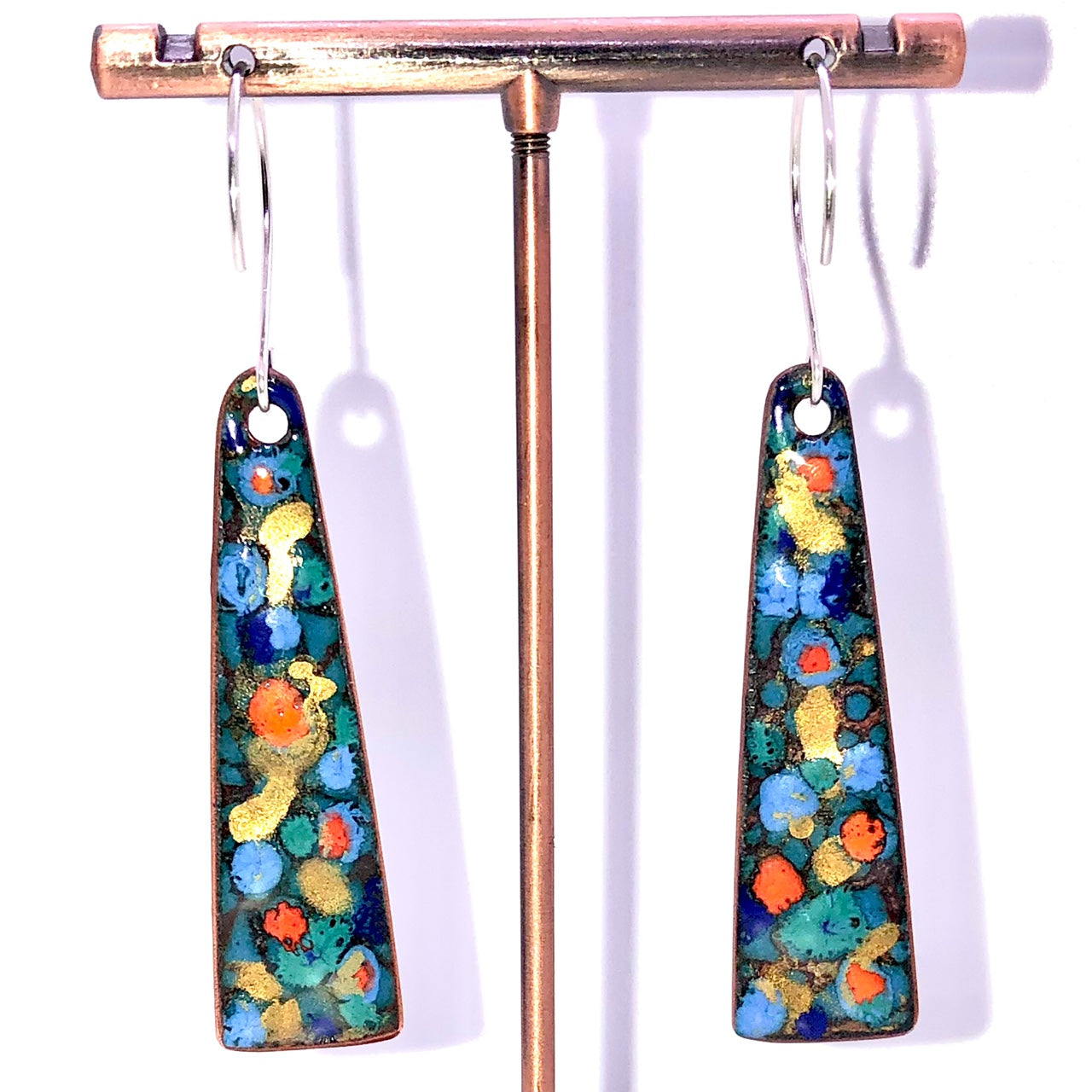 Monet Garden Earrings- Water Lilies