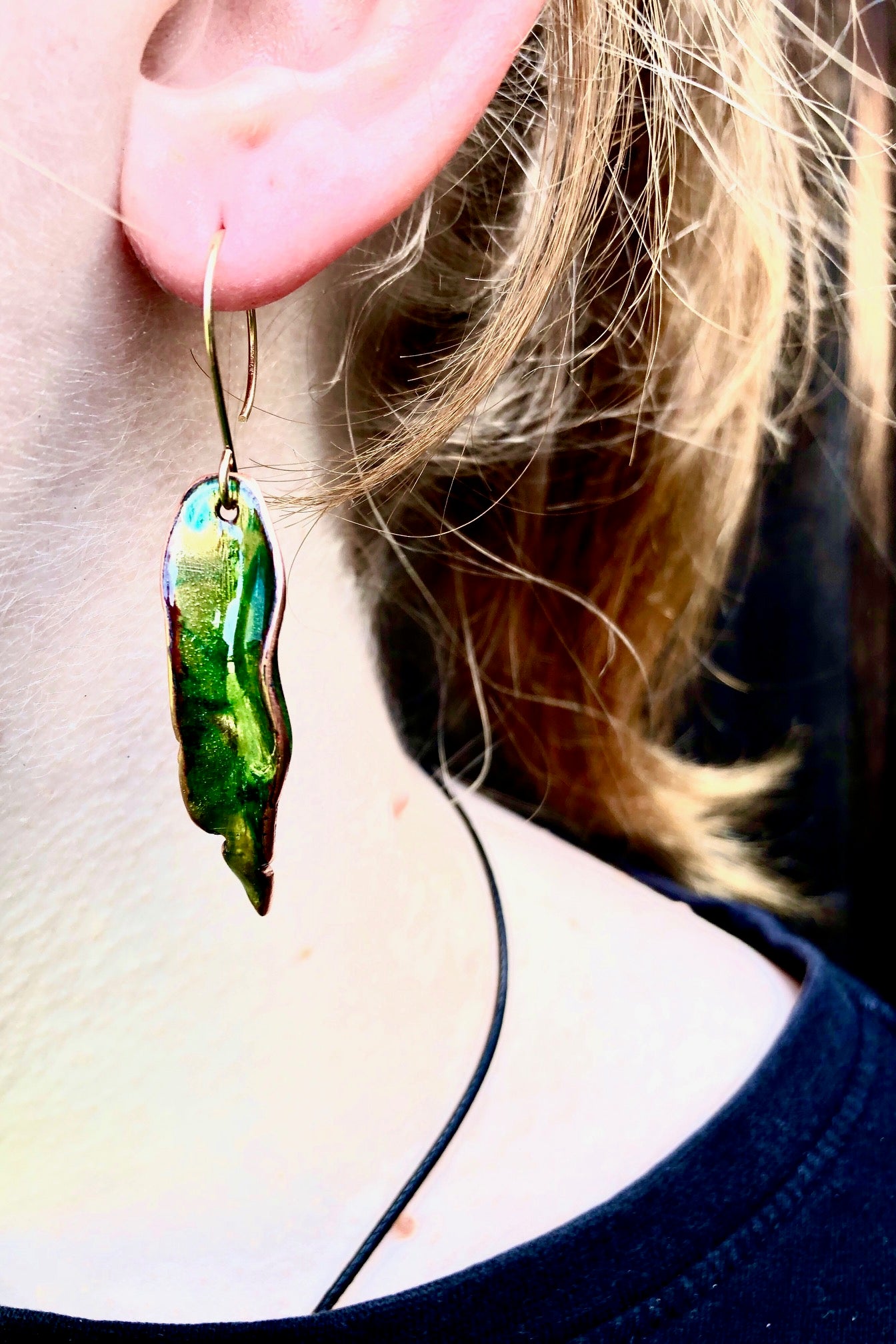 Australian Bush Earrings- Eucalyptus leaves (4)