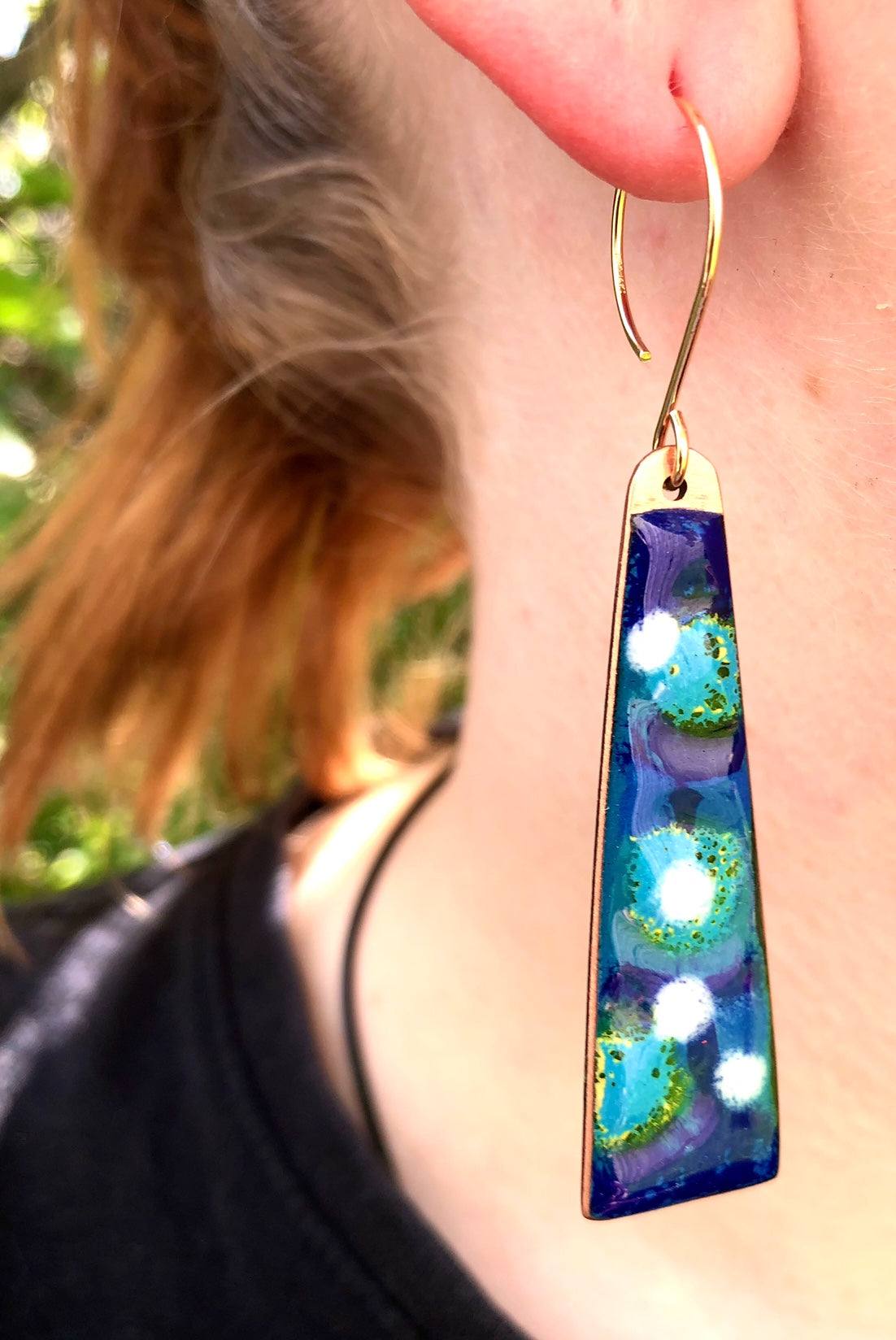 Monet Lake Earrings - Dappled